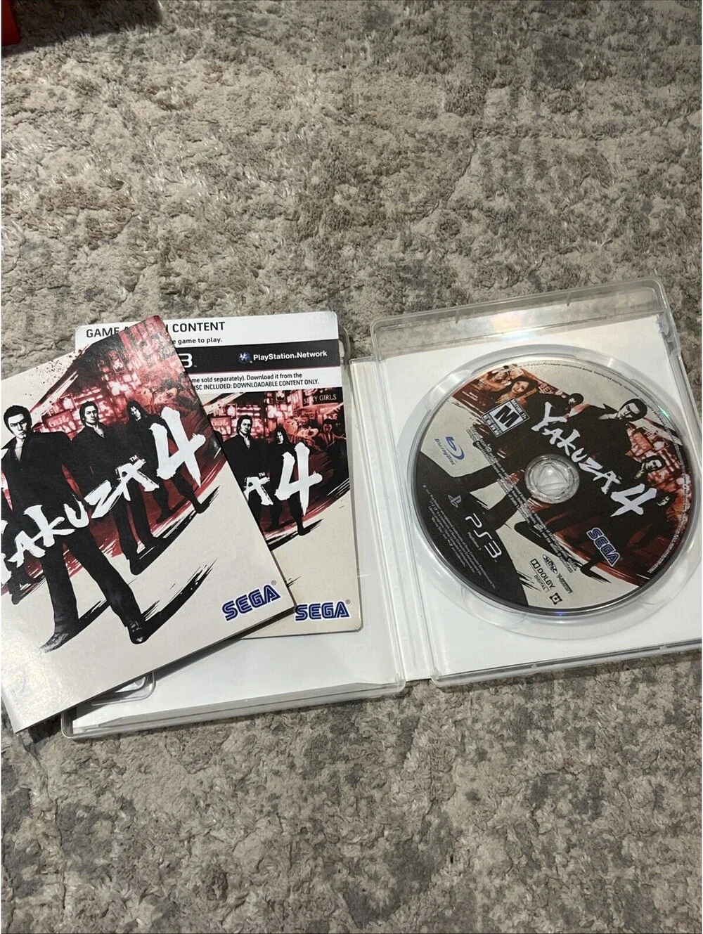 SEGA Yakuza 4 (PS3) Action & Adventure M Mature NTSC-U/C Bonus Content